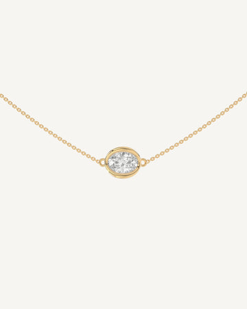 MARAI OVAL SOLITAIRE NECKLACE
