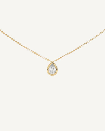 MARAI PEAR SOLITAIRE NECKLACE