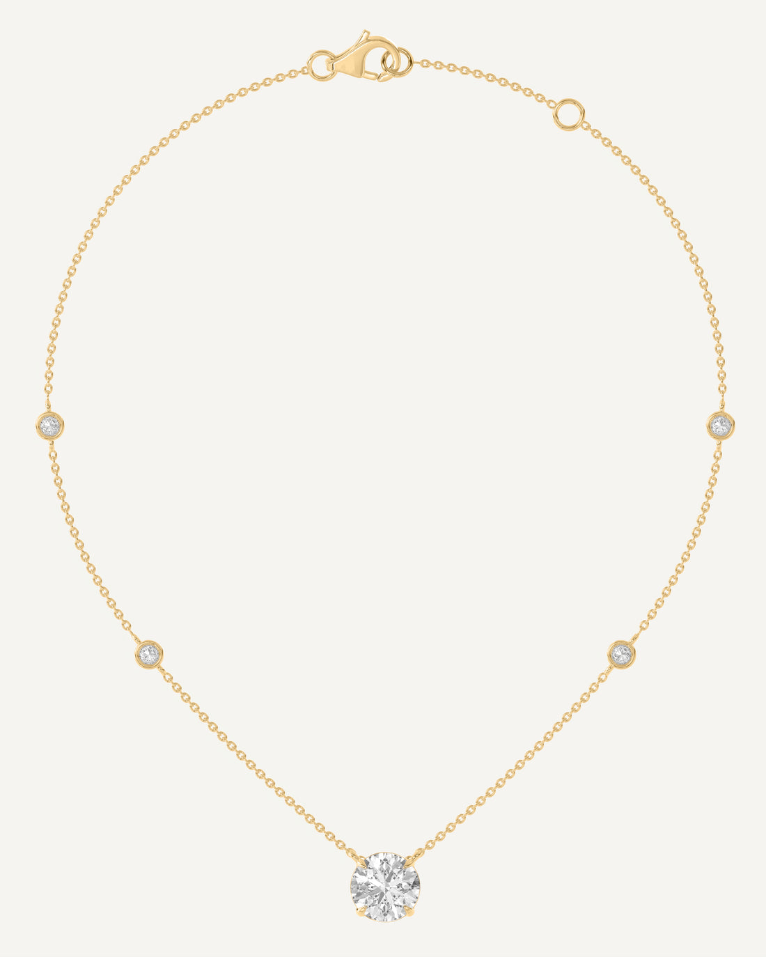 MARAI ROUND SOLITAIRE NECKLACE