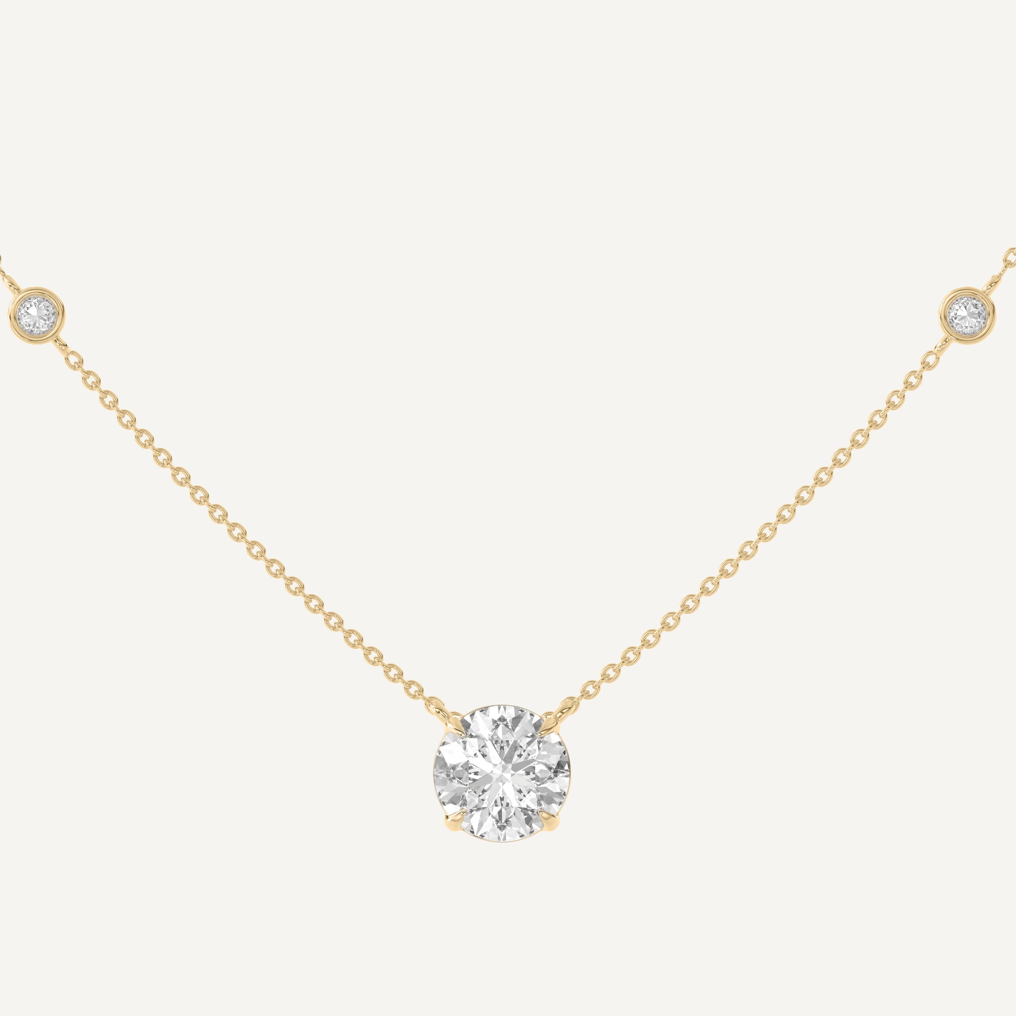MARAI ROUND SOLITAIRE NECKLACE